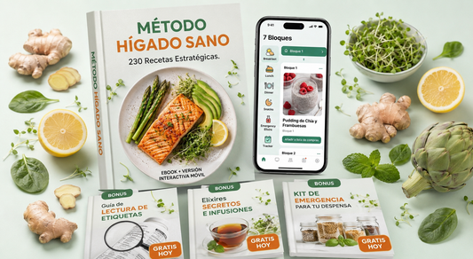 Método Hígado Sano — Guía + Recetario + App VitaHígado